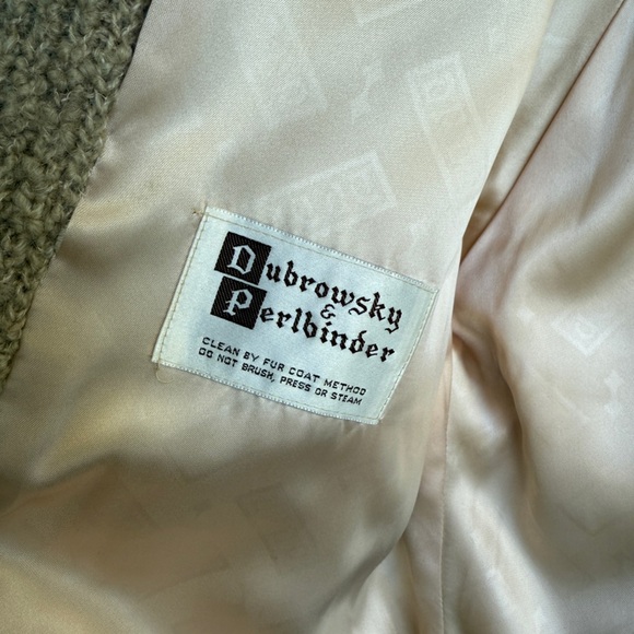 Vintage Faux Fur & Knit Oversized Jacket Size M/L - Picture 8 of 12